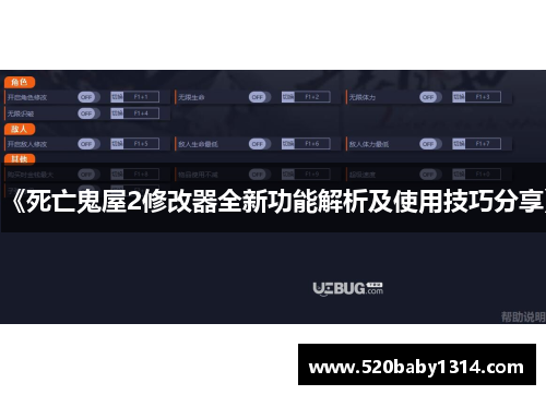 《死亡鬼屋2修改器全新功能解析及使用技巧分享》